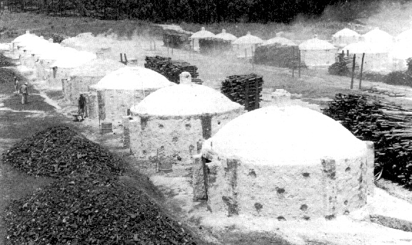 Brazilian Charcoal Making Buildings-1930